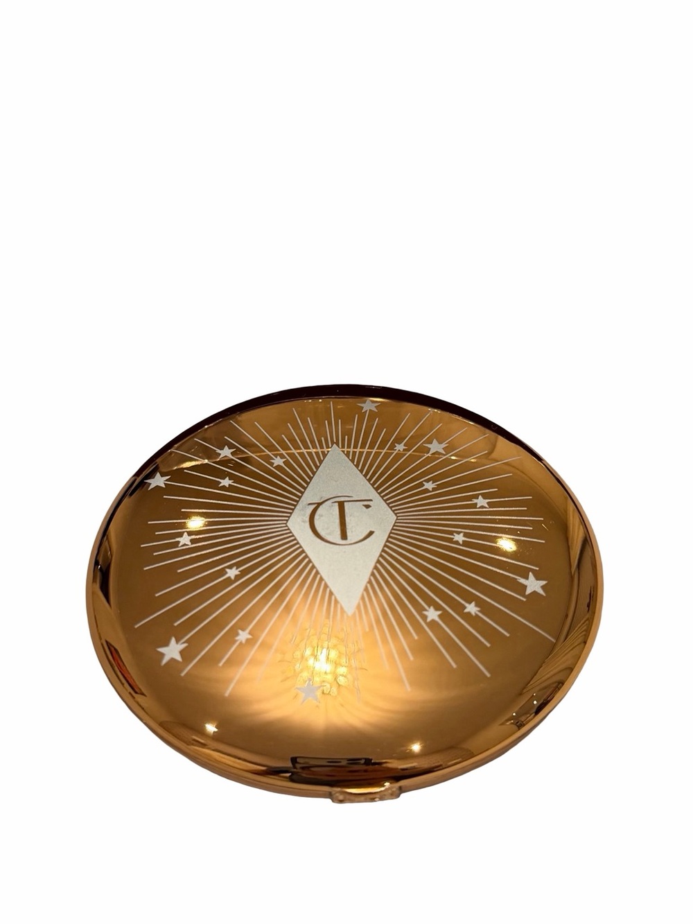 Charlotte Tilbury Bronze Metallic Compact Case